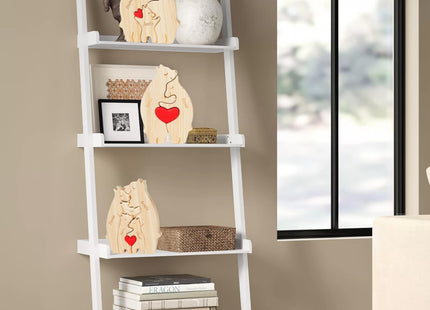 UNIGIFTIME Personalized Wooden Hugging Bear Family Puzzle with 2-7 Names, Personalized for Mom, Dad, Family Members, Custom Bear Name Puzzle Gifts for Home Decor