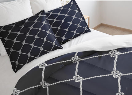 Pamnest Twin Comforter Set, 2 Pieces Nautical Fishing Bedding, All Season