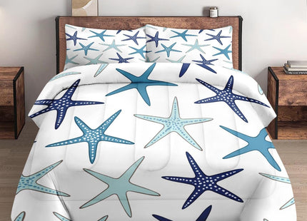Pamnest Queen Comforter Set, 3 Pieces Coastal Nautical Bedding