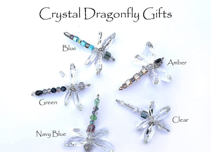 Crystal Dragonfly Suncatcher – Prism Rainbow Maker for Car, Garden, Home & Window Décor – Dragonfly Charm Gift for Mom or Grandma