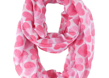 GERINLY Animal Circle Scarves: Cute Moose Print Infinity Loop Scarf For Christmas (White)