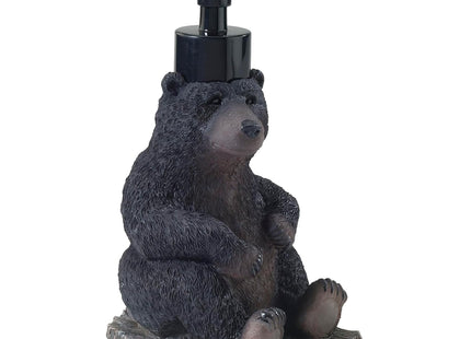 Avanti Linens - Black Bear Lodge Lotion Pump, Refillable Soap Dispenser
