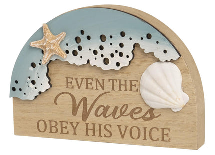 flangairy Beach Wall Decor With 3d Starfish Seashell Waves, Wooden Coastal Wall Art Nautical Beachy Theme Room Bathroom Ocean House scripture Sign Table Shelf Window Sill Decorations For Home