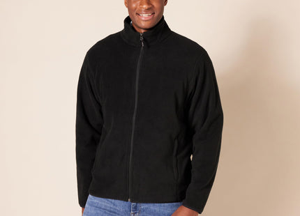 Amazon Essentials Men's Full-Zip Fleece Jacket - Discontinued Colors, Black, X-Small