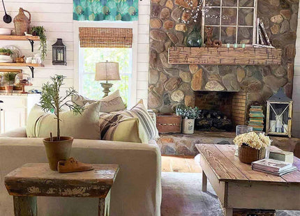 Coastal Valance Curtains for Windows Starfish Shellfish Kitchen Curtains Window Treatment Aqua Green Beach Coral Curtain Rod Pocket Valances for Kitchen Bathroom Living Room 54x18 inch, 1 Panel