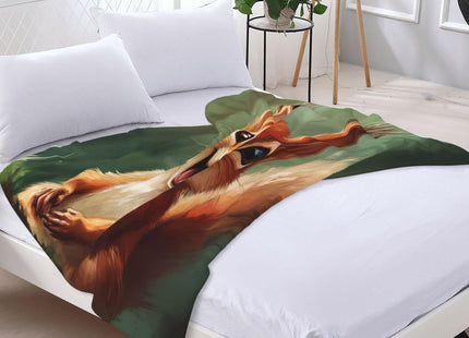 Cute Squirrel Blanket Gifts for Women Kids Squirrel Lovers, Animal Squirrel Themed Throw Blankets, Soft Cozy Lightweight Plush Throws for Living Room Sofa Couch Home Decor 50x60in