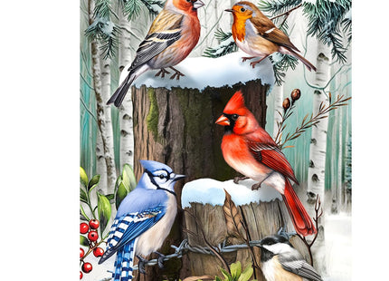Briarwood Lane Winter Woodland Birds House Flag