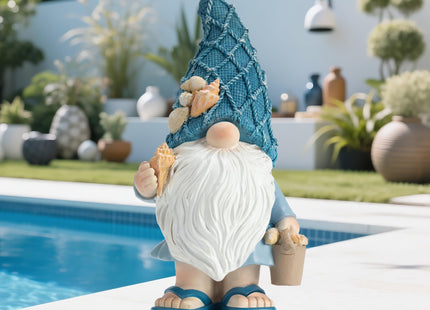 Etlemonde Beach Coastal Gnomes Statue Home Nautical Decor