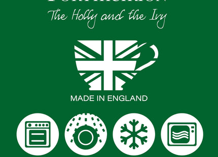 Portmeirion The Holly & The Ivy Salad Plates, Set of 6 - Festive Tableware