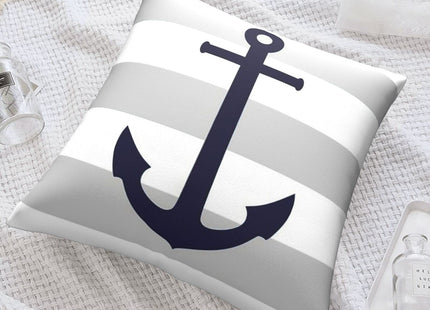 Myshe Square Coastal Nautical Starfish Throw Pillow Cover Decorative Cushion Cover Perfect Decor Gift for Families Friends Home Office Sofa Car Couch 18x18