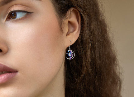 YFN Hummingbird Earrings Bird Dangle Earrings Sterling Silver Jewelry Hummingbird Gifts for Women