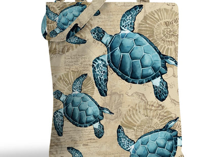 Sea Turtle Gifts Tote Bag, Cute Sea Turtle Tote Bag Reusable Shopping