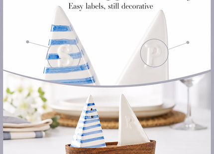 Mud Pie Sailboat Salt and Pepper Shaker Set