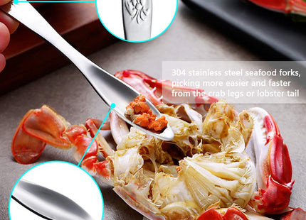 Crab Leg Crackers and Tools - Lobster Crackers and Picks Set