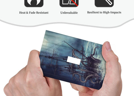 Octopus Ocean Kraken Nautical Pirate Ship 1 Gang Light Switch Covers Decorative Unique Single Toggle Wall Plate Switchcover Electrical Switchplate for Kitchen Bathroom Bedroom Decor