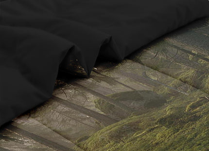 Pamnest Queen Comforter Set with Sheets, 7 Pieces Tree Forest Bedding