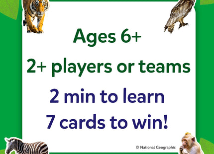 Skillmatics Guess in 10 Game – National Geographic Animals, Gift for Kids