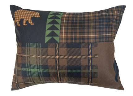 Donna Sharp Brown Bear Cabin Queen Comforter Set, 90" x 90"
