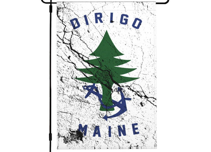 Ensign Of Maine Texture Effect Garden Flags for Outside 12x18 Inch Double Sided Burlap Small Garden Flag Yard Outdoor Lawn Home Decor Cute Welcome Banner