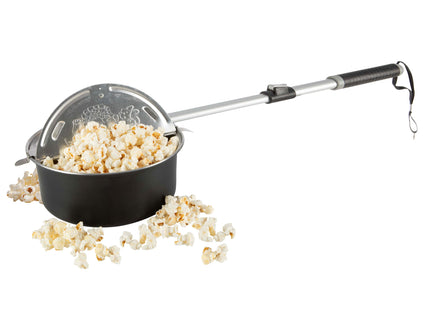 Great Northern Popcorn Outdoor Campfire Popcorn Popper, Black