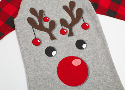 Demifill Boys Christmas Moose Pajamas Toddler Kids Holiday Pjs 4T
