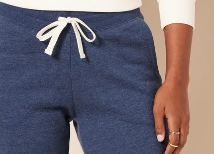 Amazon Essentials Women's Jogger Sweatpant Pants, -navy heather, Large