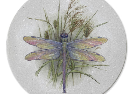 Thirstystone Dragonfly 4 Pack Round Natural Sandstone Coasters