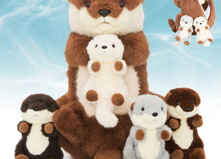 OUOZZZ 18.5" Otter Stuffed Animal 5-in-1 Otter Plush Toy for Girls Boys