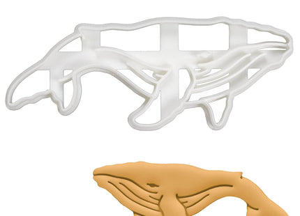 Humpback Whale Body cookie cutter, 1 piece - Bakerlogy