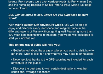 Maine Bucket List Adventure Guide: Explore 100 Offbeat Destinations You Must Visit!