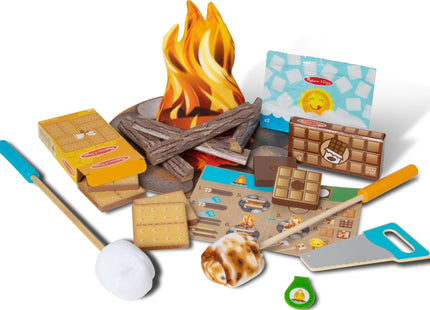Melissa & Doug Let's Explore Campfire S'mores Play Set