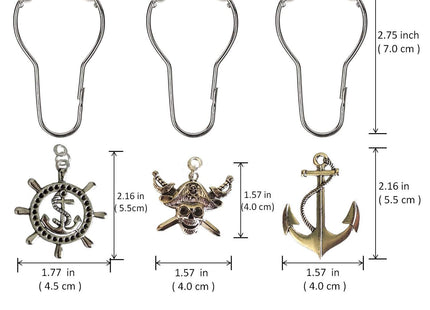 Nautical Shower Curtain Hooks Sailor Shower Curtain Rings