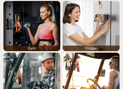 OMOTON TP02 [360° Rotating] Stable Clip Magnetic Phone Tripod for iPhone 17