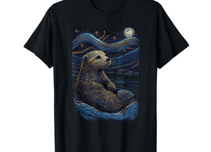 Otter Starry Night T-Shirt