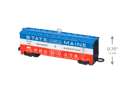Hallmark Keepsake Lionel Trains Christmas Ornament (State of Maine Boxcar)