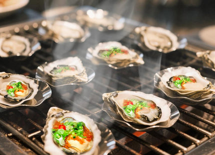 Set of 36 Stainless Steel Grillable Oyster Shells Reusable for Baked Grilled Shells for Cooking Silver Kitchen Metal Oyster Dish for Seafood Clam Scallop