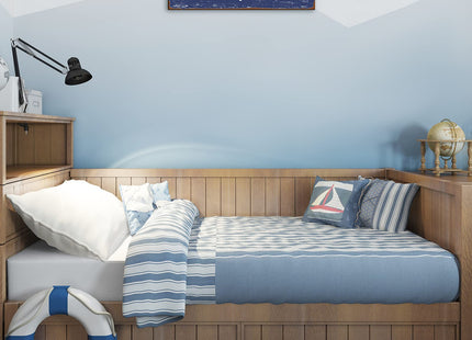 Jetec POOP DECK Sign Nautical Bathroom Wall Decor,Blue