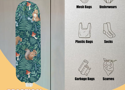 Squirrel Plastic Bag Holder, Wall Mount Grocery Bag Holder squirrel gifts