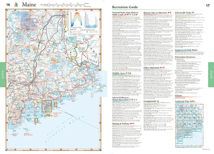 New England Road and Recreation Atlas - 1st Edition, 2025 (Benchmark)
