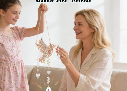Hummingbird Gifts for Women, Hummingbird Crystal SunCatcher Window Decor