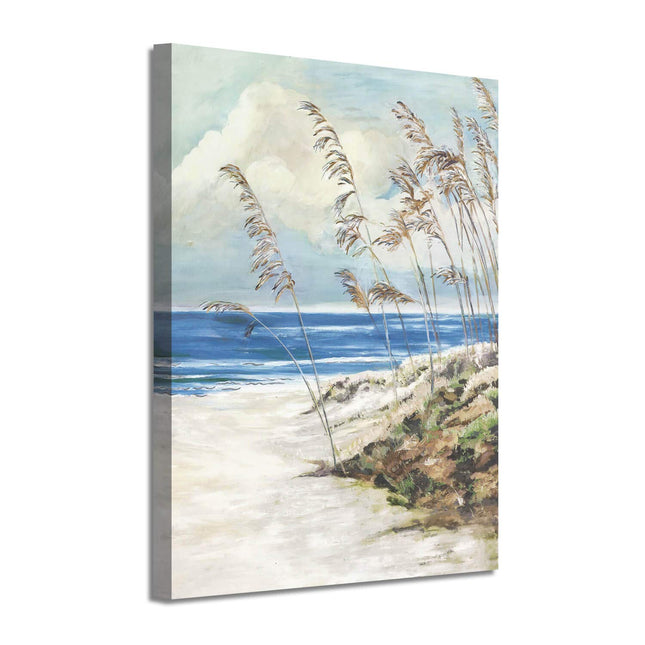 ARTISTIC PATH Abstract Coastal Beach Canvas Wall Art, 18x24 Inch