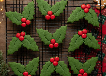 Christmas Holly Cookie Cutter, 1 piece - Bakerlogy
