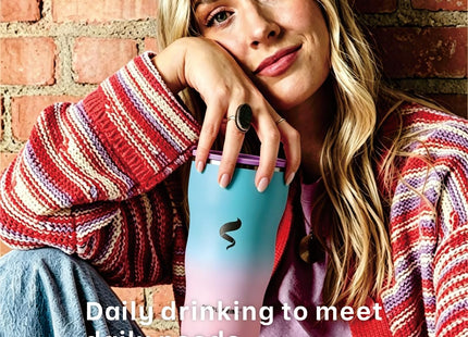 SIMPLE DRINK 30 oz Insulated Tumbler with Straw and Lid, Mermaid Dream