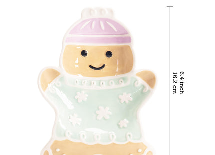 Bico Gingerbread Man Spoon Rest, for holding Spoon, Ladle, Utensils, Dishwasher Safe