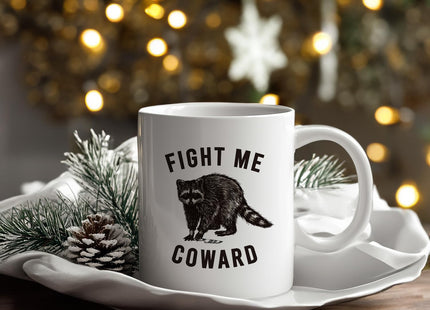 JKMBN Funny Novelty Raccoon Coffee Mug Gifts for Raccoon Lovers Women