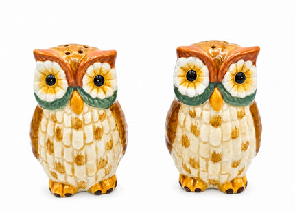 Hanna’s Handiworks Autumn Owl Salt & Pepper Shakers Set