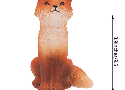 Gemini&Genius Red Fox Toy North American Red Fox Toy Figure for Kids