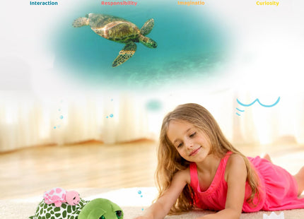 MorisMos Sea Turtle Stuffed Animal with Babies & Eggs, 6-Pack Turtle Family