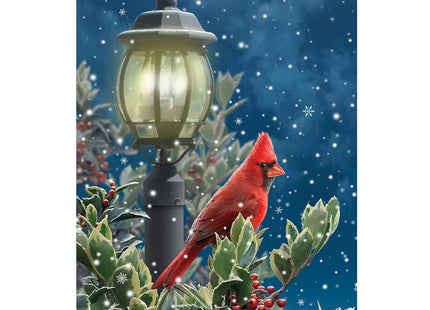 Briarwood Lane Winter Solitude Cardinal House Flag