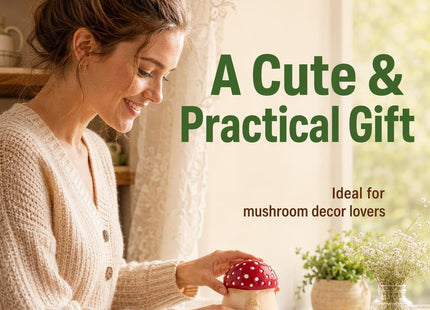 dgudgu Mushroom Kitchen Sponge Holder Cute Resin Sink Caddy Organizer Decor